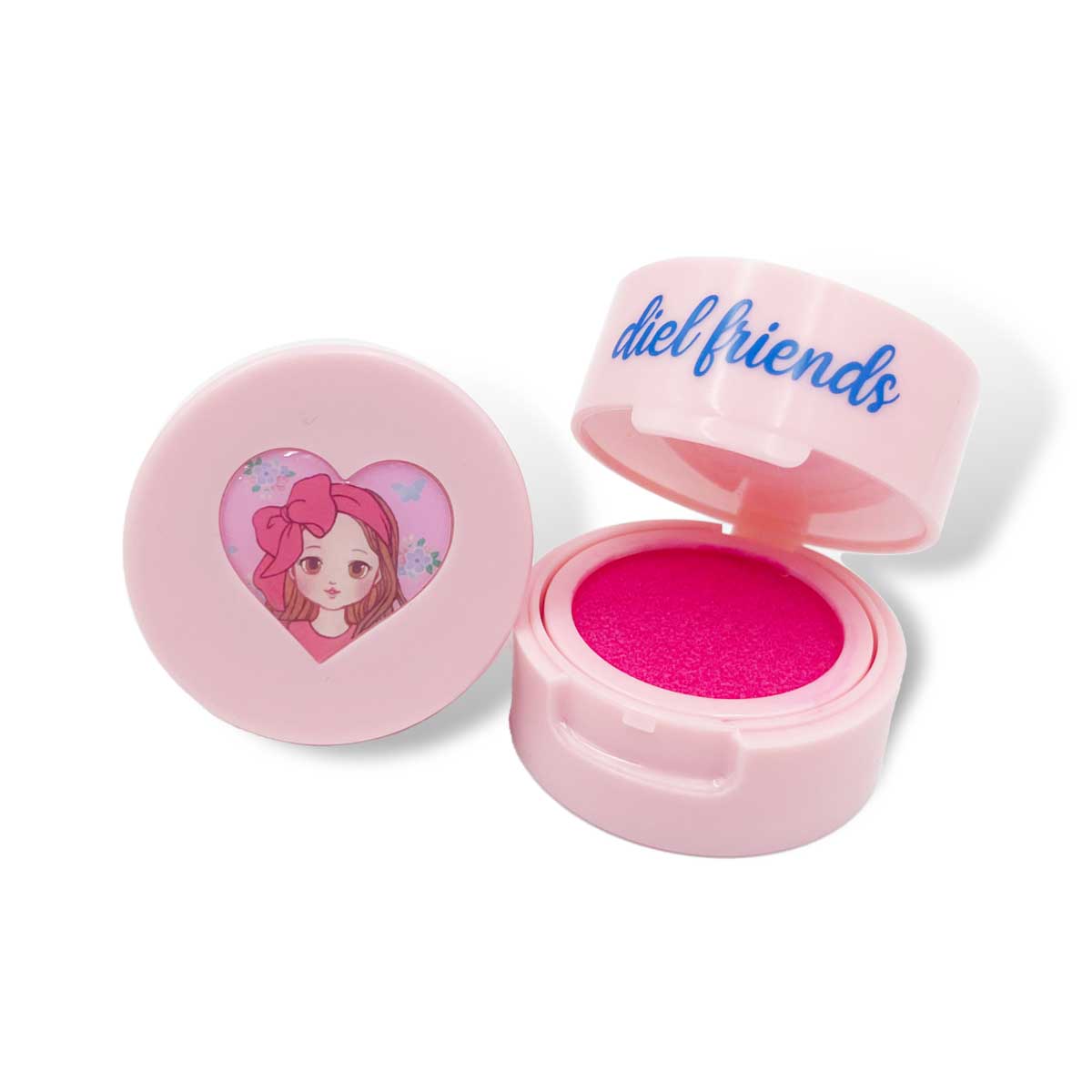 DIEL FRIENDS Judy Pink Heart Cheek Stamp