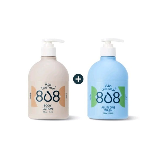 [Sullab] ATO 808 2 set combo (body wash, lotion 300ml)