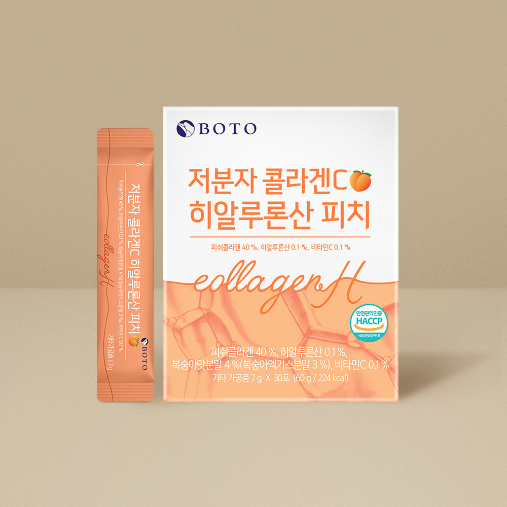 [BOTO] Low Molecular Collagen C Hyaluronic Acid Peach 2g30p