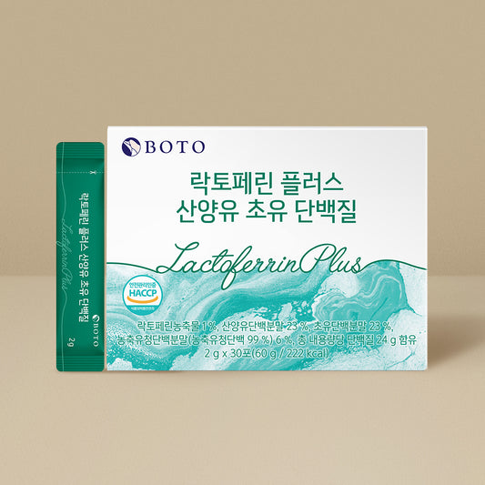 [보뚜]  락토페린 플러스 산양유 초유 단백질 30포(1개월분)