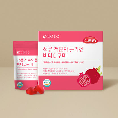 [BOTO] Pomegranate Low Molecular Collagen C Gummy 3g 30p x 6s